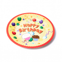 Aga4Kids Papírové talířky 23cm DS932-3 10 ks