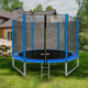 Aga SPORT PRO Trampolína 305 cm Modrá + ochranná síť + žebřík
