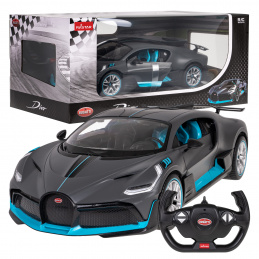Bugatti Divo silver RASTAR model 1:14 Dálkově ovládané auto + dálkový ovladač