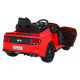 Ford Mustang GT auto na baterie pro děti Červené + Nastavitelné sedadlo + LED audio + EVA + Pomalý start
