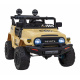 Toyota FJ Cruiser pro děti béžová + dálkové ovládání + pohon 4x4 + LED audio + EVA + pomalý start