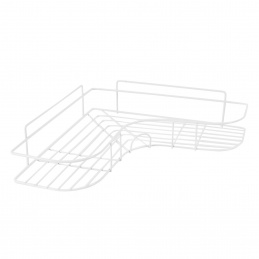 Aga Koupelnová rohová police Bílá