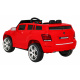 Dětské autíčko City Rider Červené + Dálkové ovládání + Nastavení volantu + Pomalý start + MP3 USB + LED dioda