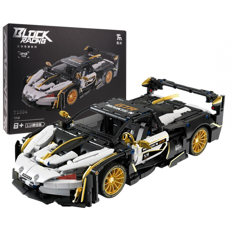 Sada Kostek Sportovní Auto Bílo/Černé 1242ks.