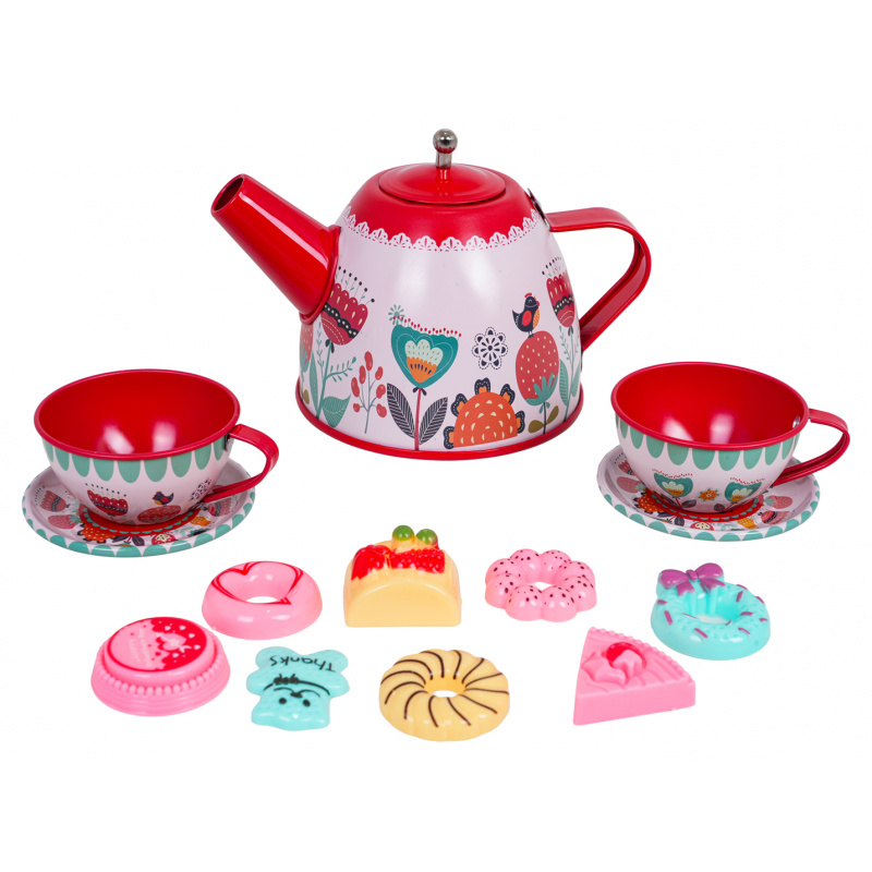 Kovová čajová souprava