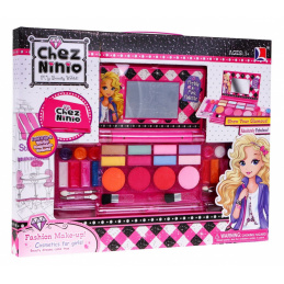 Malířská sada Růžová paleta pro děti 5+ Barevný make-up + příslušenství