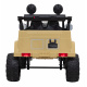Toyota FJ Cruiser pro děti béžová + dálkové ovládání + pohon 4x4 + LED audio + EVA + pomalý start
