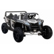 Čtyřmístná bugina ATV RACING UTV2000 s li-ion baterií Bílá