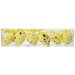 Křepelčí vejce z polystyrenu 6 ks.