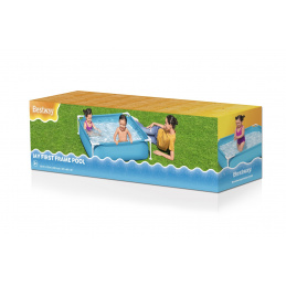 BESTWAY Čtvercový zahradní bazén 122x122x30,5 cm pro děti 2+