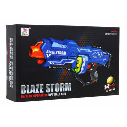 Velká puška pro teenagery 14+ Blaze Storm 12 nábojů Pěnové náboje + rukojeť navíc Velká puška pro teenagery 14+ Blaze Storm 12 nábojů Pěnové náboje + rukojeť navíc