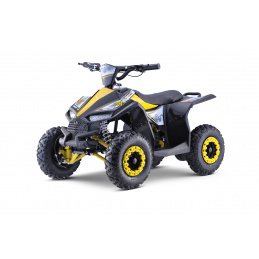 Čtyřkolka Highper na baterie Yellow 35km/h + Střídavý motor 1000W + Nafukovací kola + Nastavení sedadla