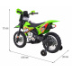 Dětské kolo Cross Battery vehicle Green + Assist wheels + LED sounds