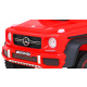Mercedes G63 AMG Auto na baterie Červené + Dálkové ovládání + 6 EVA kol + Pomalý start + MP3 LED