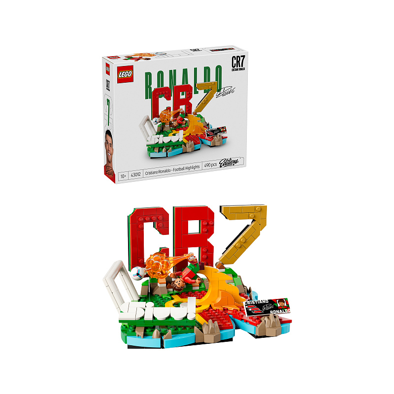 LEGO® Editions 43012 Cristiano Ronaldo – Hvězdné momenty fotbalu