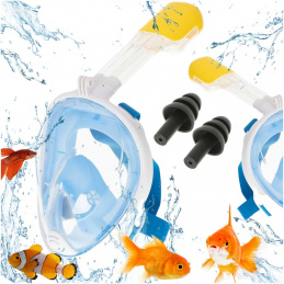 Aga Celoobličejová šnorchlovací maska L/XL modrá