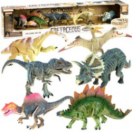 Malovaný Dinosaurus 6ks ZA2051