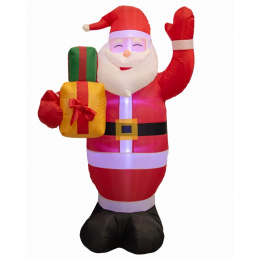 Nafukovací Santa Claus s LED osvětlením - 150 cm