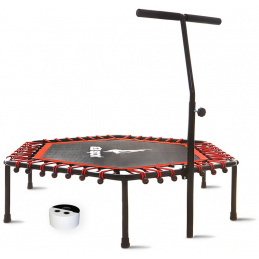 Aga Smart FITNESS Trampolína 130 cm Red + madlo