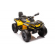 Quad Can Am Outlander ATV s pilotem Žlutý
