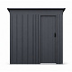 Aga Zahradní domek 161x184x93 cm Tmavě šedý
