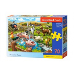 CASTORLAND Puzzle 70 dílků - Život na farmě