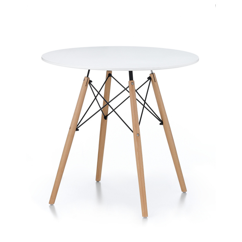 Aga Jídelní stůl 80 cm Bílý