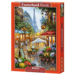 CASTORLAND puzzle 1000 dílků - Jarní květiny, Paříž