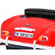 BMW 507 Retro dětské elektrické auto červené + LED audio + dálkové ovládání + eko kůže + EVA + pomalý start