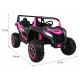 Buggy ATV Racing pro 2 děti Růžová + pohon 4x4 + dálkové ovládání + pomalý start + MP3 LED