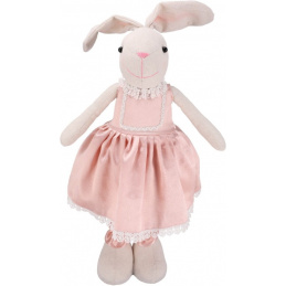 Zajíček v šatech na teleskopických nohách 75 cm dívka