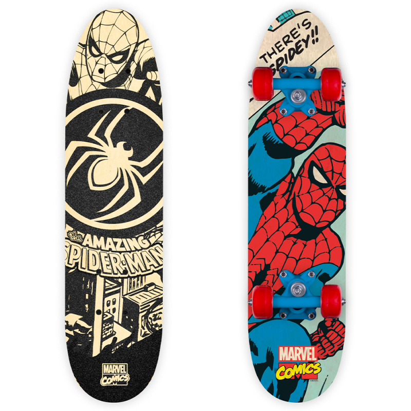 DŘEVĚNÝ SKATEBOARD SPIDERMAN