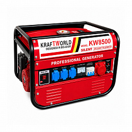KraftWorld Třífázová benzínová elektrocentrála KW-8500 2 kW