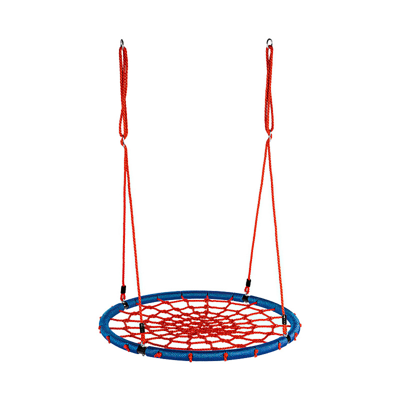 Aga Závěsný houpací kruh 100 cm Modro-červený 6DZ078 - II. JAKOST