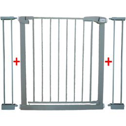 BRANKA ZABEZPEČUJÍCÍ S2 ŠEDÁ na schody, dveře 79-105 cm rozpěrná ochranná