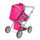 Růžový kočárek 2 v 1