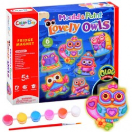 Kreativní sada magnetů sova DIY ZA3773