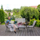 Zahradní nábytek FIESTA - stůl, pohovka, 2 křesla
