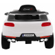 Turbo-S bateriové auto pro děti Bílé + Dálkové ovládání + Pomalý start + EVA kola + Rádio MP3