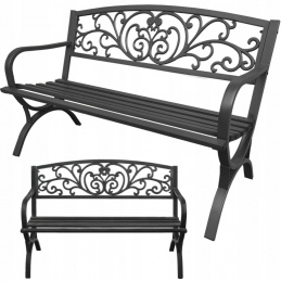 Zahradní lavička - kovová