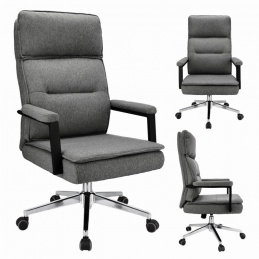 Otočná židle SEGO látka - světle šedá