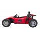 Dětská závodní buggy na baterie 5 Red + motory 2x200W + dálkové ovládání + LED audio + pomalý start