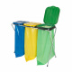 Aga Stojan na odpadkové pytle 3x120 l Žlutý, Modrý, Zelený