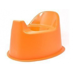 Anatomický nočník s opěrkou zad 12m+ POUPY Oranžový