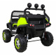 Mercedes Benz Unimog pro děti Zelený + pohon 4x4 + dálkové ovládání + zavazadlový prostor + pomalý start + MP3 LED
