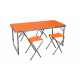 Aga Kempingový skládací set Oranžový