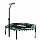 Aga FITNESS Trampolína 130 cm Zelená + madlo - 2. JAKOST