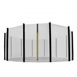 Aga Ochranná síť 430 cm na 12 tyčí Black net / Black