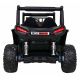 Buggy UTV Off-roader pro děti Červená + dálkové ovládání + nosič zavazadel + pomalý start + EVA + MP3 LED