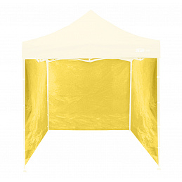 Aga Bočnice k prodejnímu stánku 3x3m Žlutá